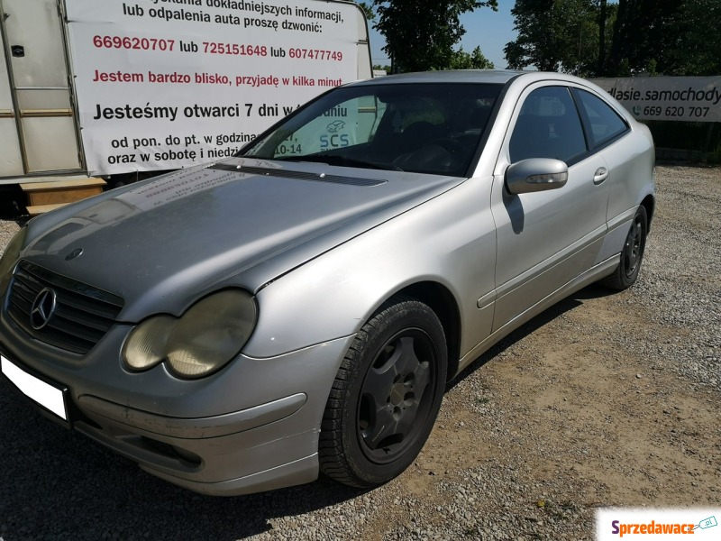 Mercedes - Benz C-klasa  Coupe/Sportowy 2001,  2.0 benzyna - Na sprzedaż za 4 699,00 zł - Fasty