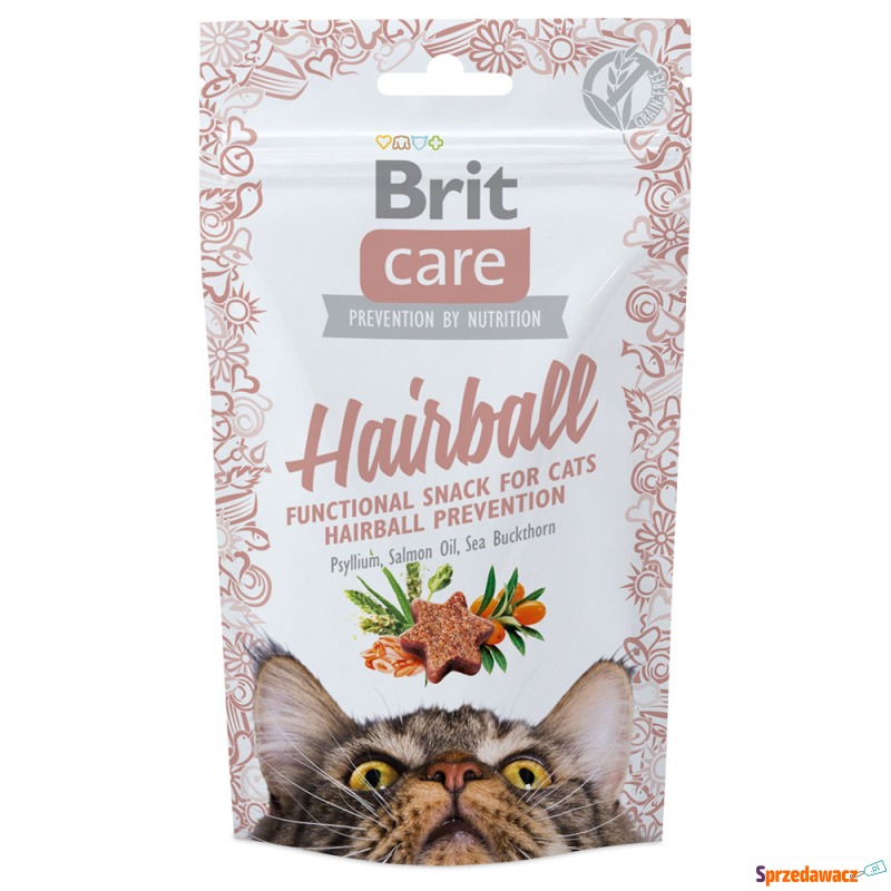 Brit Care Hairball, przysmak dla kota - 50 g - Przysmaki dla kotów - Mikołów