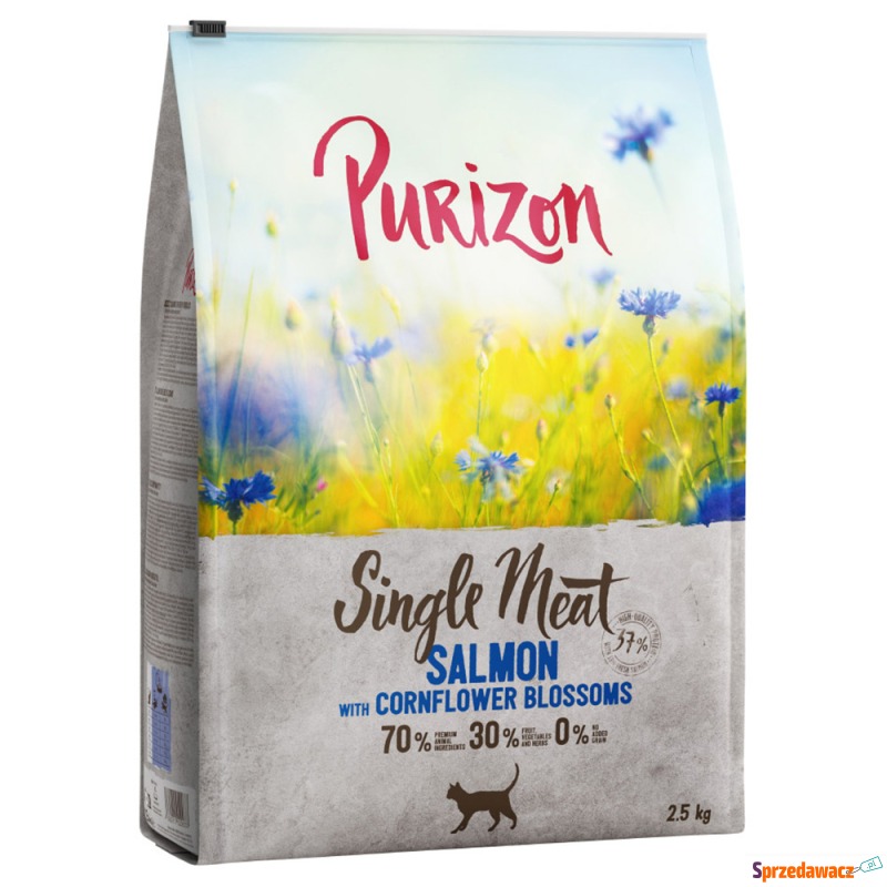 Purizon Single Meat, łosoś z kwiatami chabru -... - Karmy dla kotów - Gniezno