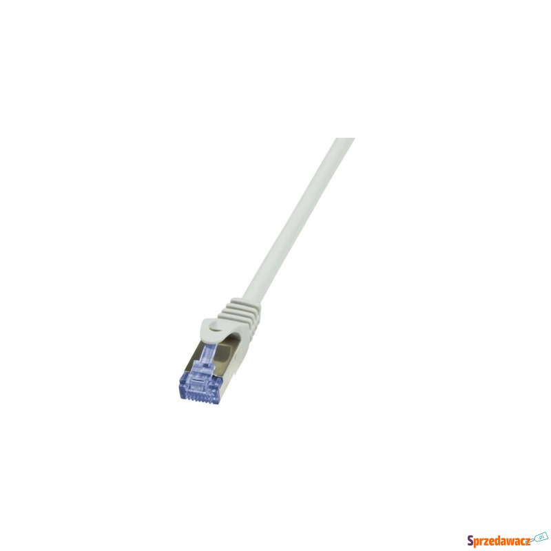 Kabel Patchcord LogiLink CAT.6A S/FTP 10m szary - Kable pozostałe - Kędzierzyn-Koźle