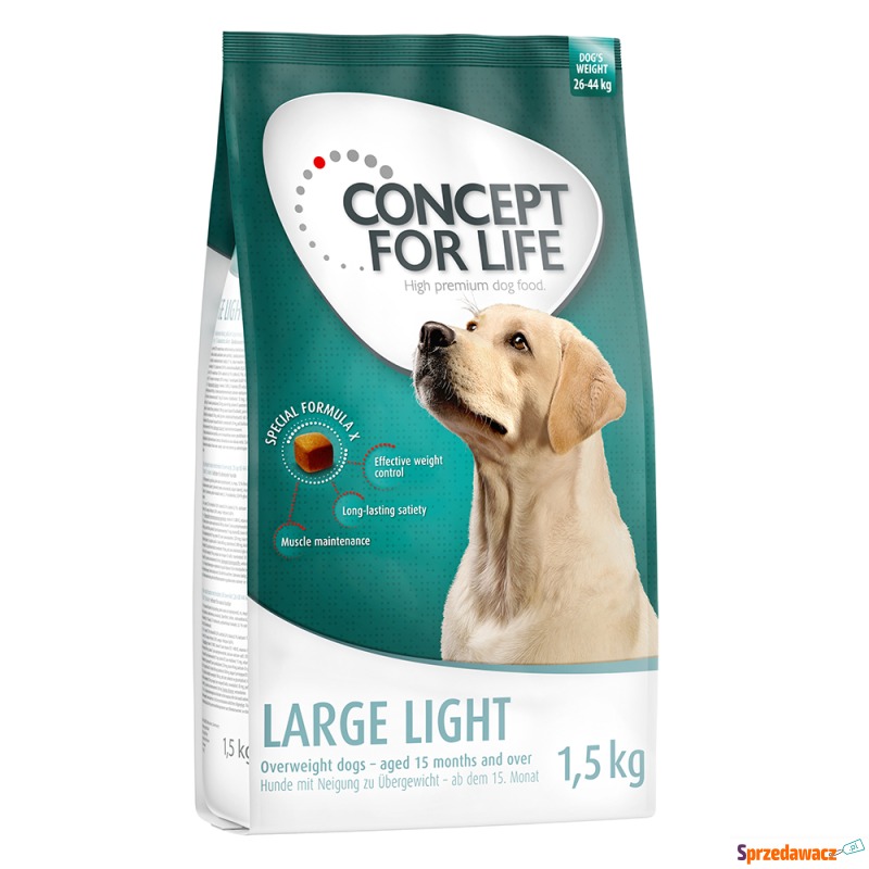 Concept for Life Large Light - 4 x 1,5 kg - Karmy dla psów - Rybnik