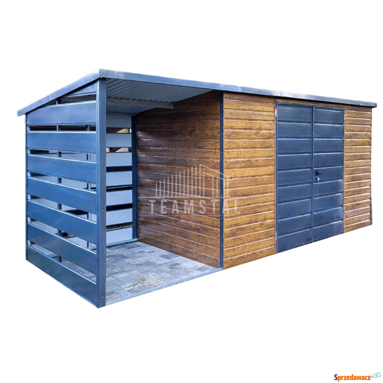 Schowek - Domek ogrodowy 4x2m +...