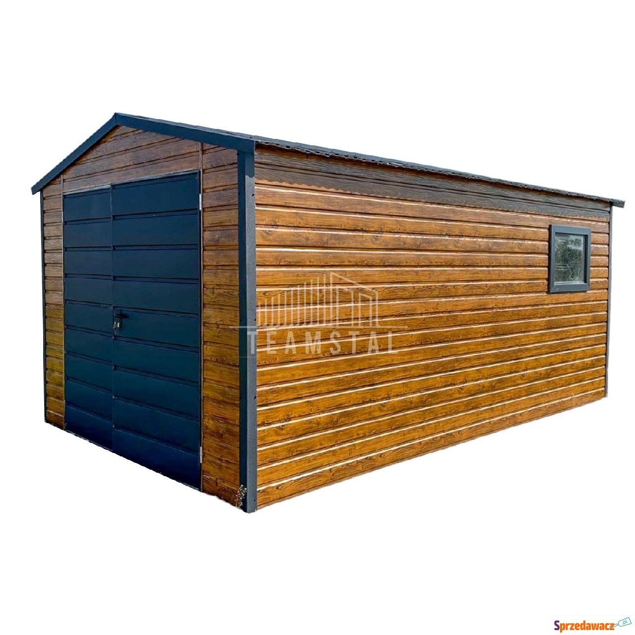 Garaż Blaszany 3,5x5m - Brama...