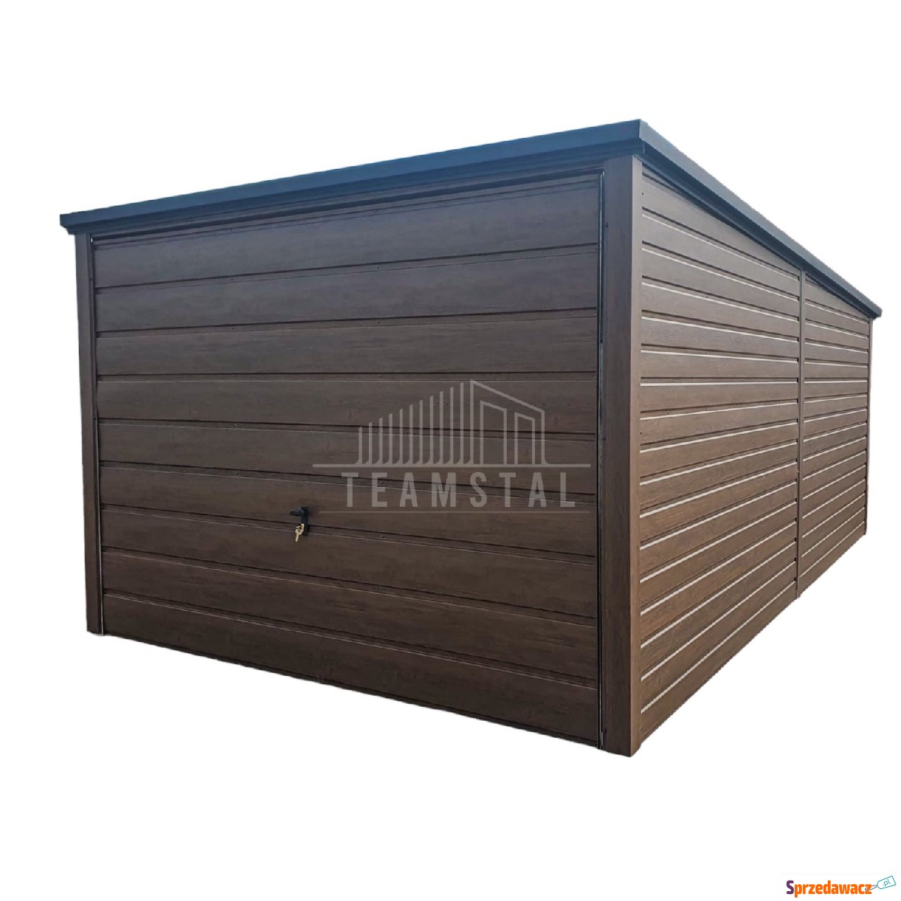 Garaż Blaszany 3x6m - Brama Uc...