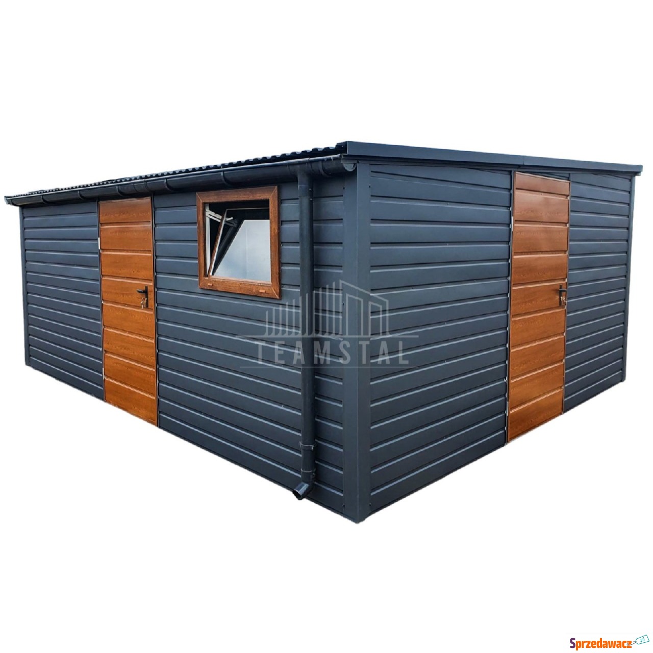 Garaż Blaszany 5x5 - 3x Drzwi -...