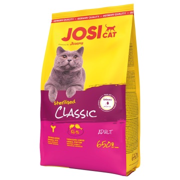 JosiCat Sterilised Classic, łosoś - 650 g