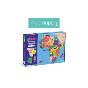  Mudpuppy Puzzle konturowe Mapa Afryki 70 el. 