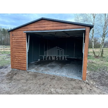 Garaż Blaszany 4x6 m - dwuspad - Brama uchylna... - Garaże i wiaty - Gniezno - zdjęcie 8