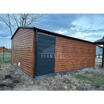 Garaż Blaszany 4x6 m - dwuspad - Brama uchylna... - Garaże i wiaty - Gniezno - zdjęcie 6