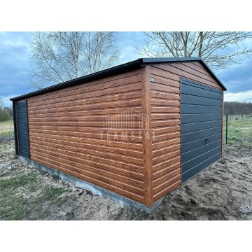 Garaż Blaszany 4x6 m - dwuspad - Brama uchylna... - Garaże i wiaty - Gniezno - zdjęcie 4