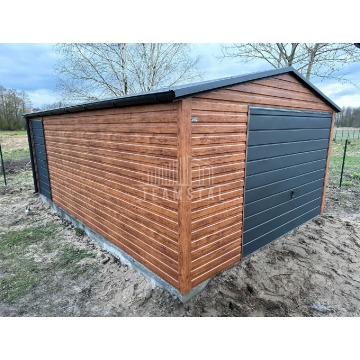 Garaż Blaszany 4x6 m - dwuspad - Brama uchylna... - Garaże i wiaty - Gniezno - zdjęcie 5