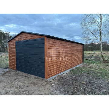 Garaż Blaszany 4x6 m - dwuspad - Brama uchylna... - Garaże i wiaty - Gniezno - zdjęcie 7