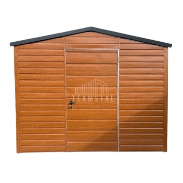 SCHOWEK - Domek Ogrodowy 3x3 m dwuspadowy - drzwi -  drewnopodobny TS616