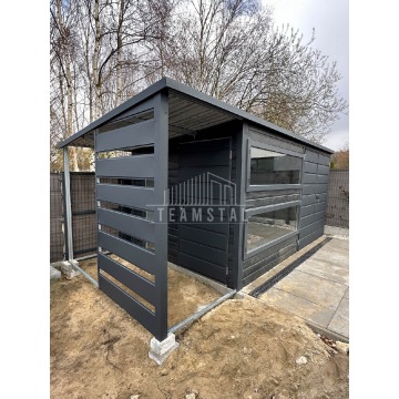 SCHOWEK - Domek Ogrodowy 4x2,5 m + wiata 1,2 x... - Altany, domki, namioty - Konin - zdjęcie 6