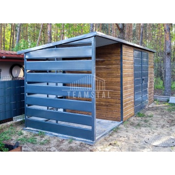 Schowek - Domek ogrodowy 4x2m + Wiata 1,5m - Drzwi... - Altany, domki, namioty - Łęczyca - zdjęcie 4