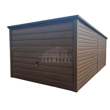 Garaż Blaszany 3x6m - Brama Uchylna - Ciemny... - Garaże i wiaty - Żary - zdjęcie 1