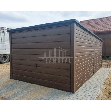 Garaż Blaszany 3x6m - Brama Uchylna - Ciemny... - Garaże i wiaty - Żary - zdjęcie 3