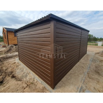 Garaż Blaszany 3x6m - Brama Uchylna - Ciemny... - Garaże i wiaty - Żary - zdjęcie 4