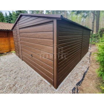 Garaż Blaszany 4,5x6m + Wiata 1,5m - Brama Uc... - Garaże i wiaty - Tychy - zdjęcie 5
