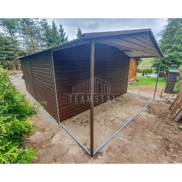 Garaż Blaszany 4,5x6m + Wiata 1,5m - Brama Uc... - Garaże i wiaty - Tychy - zdjęcie 4