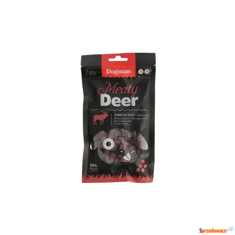 DOGMAN dog meaty deer (310440) 80g - Akcesoria dla psów - Mysłowice