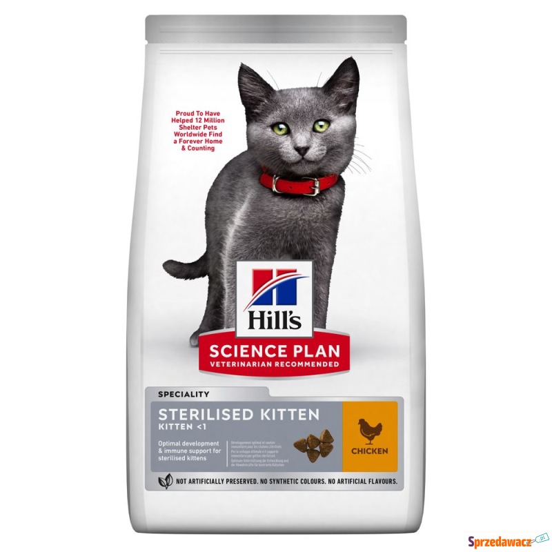 Hill's Science Plan Sterilised Kitten, kurczak... - Karmy dla kotów - Radom