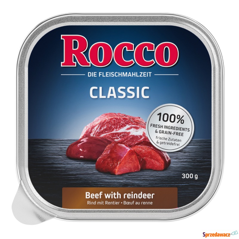 Megapakiet Rocco Classic tacki, 27 x 300 g -... - Karmy dla psów - Bytom