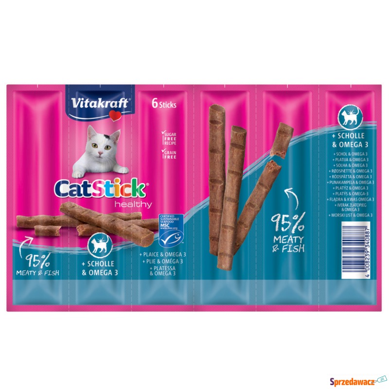 Vitakraft Cat Stick - Healthy, Gładzica i ome... - Przysmaki dla kotów - Grudziądz