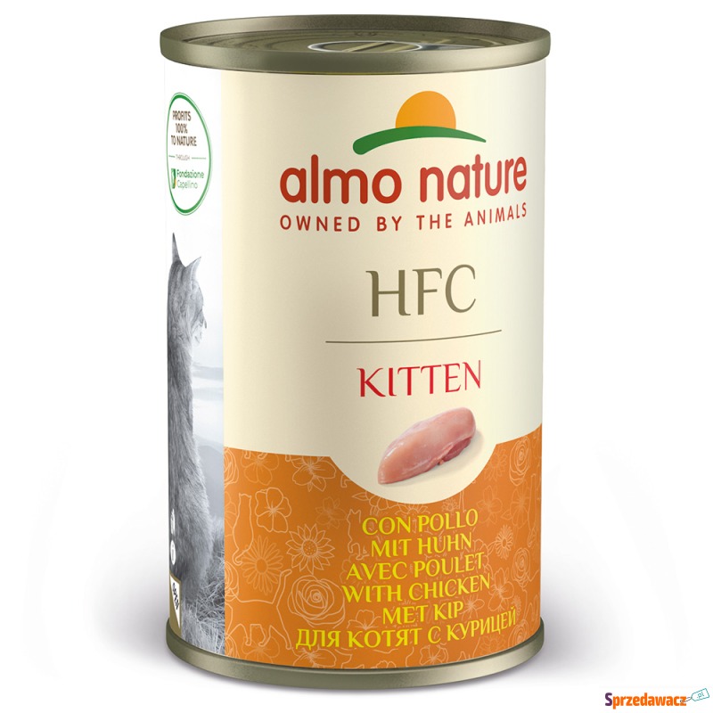 Almo Nature Classic HFC Kitten, 12 x 140 g - Kurczak - Karmy dla kotów - Słupsk