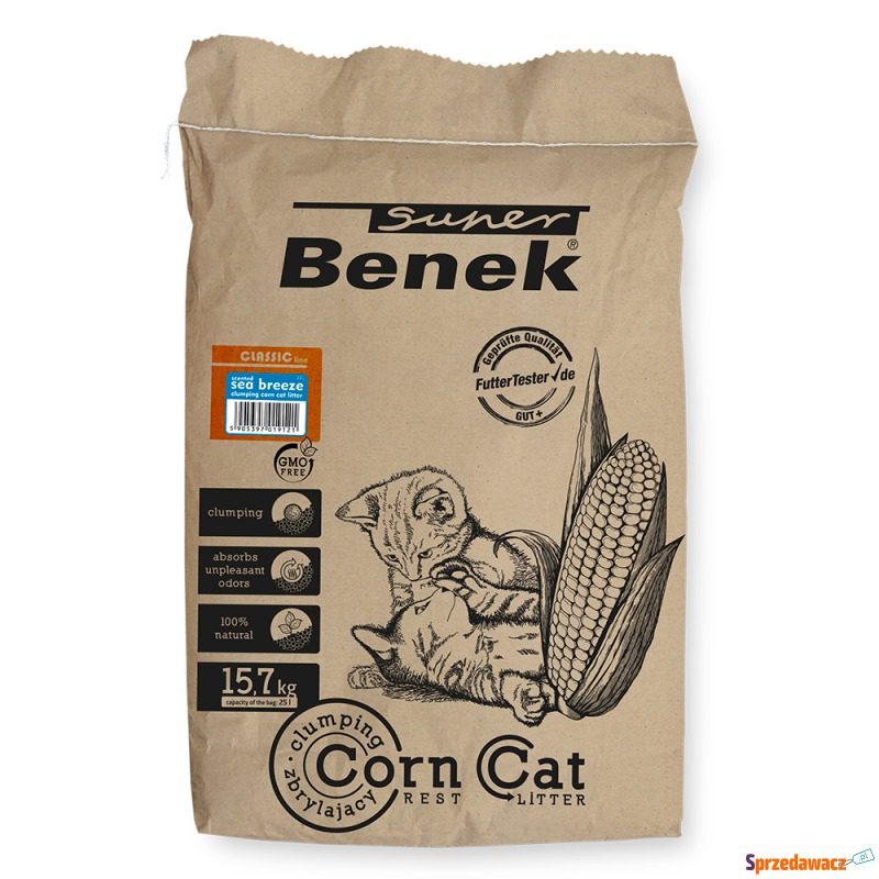 Benek Super CORNCat Morska bryza żwirek dla kota... - Żwirki do kuwety - Tarnobrzeg