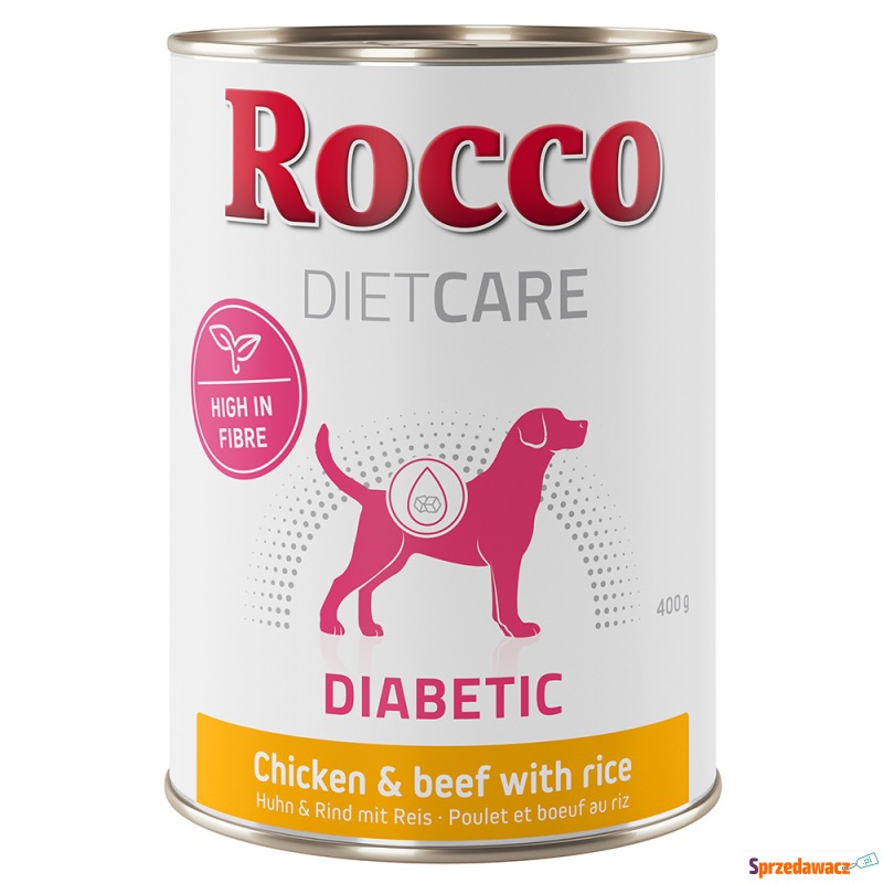 Rocco Diet Care Diabetic, kurczak z wołowiną i... - Karmy dla psów - Białystok