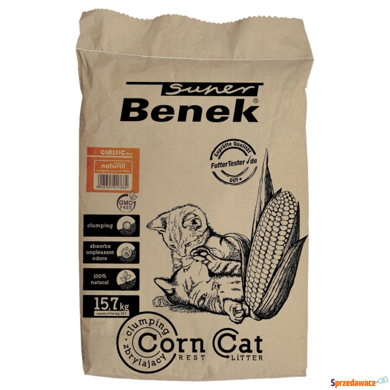 Benek Super CORNCat naturalny żwirek dla kota... - Żwirki do kuwety - Mysłowice