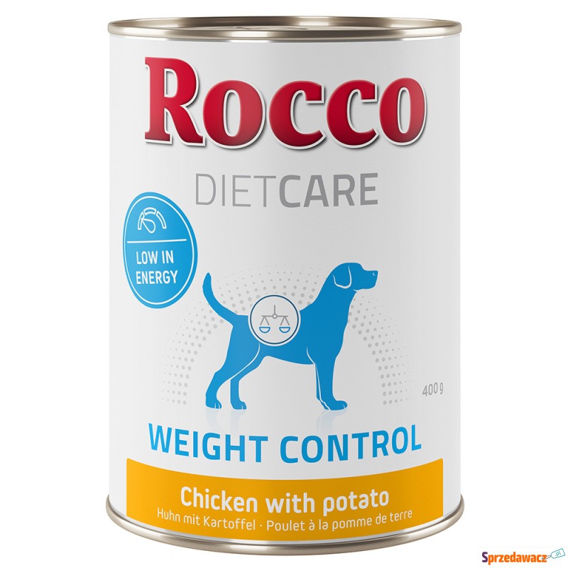 Rocco Diet Care Weight Control, kurczak z zie... - Karmy dla psów - Płock