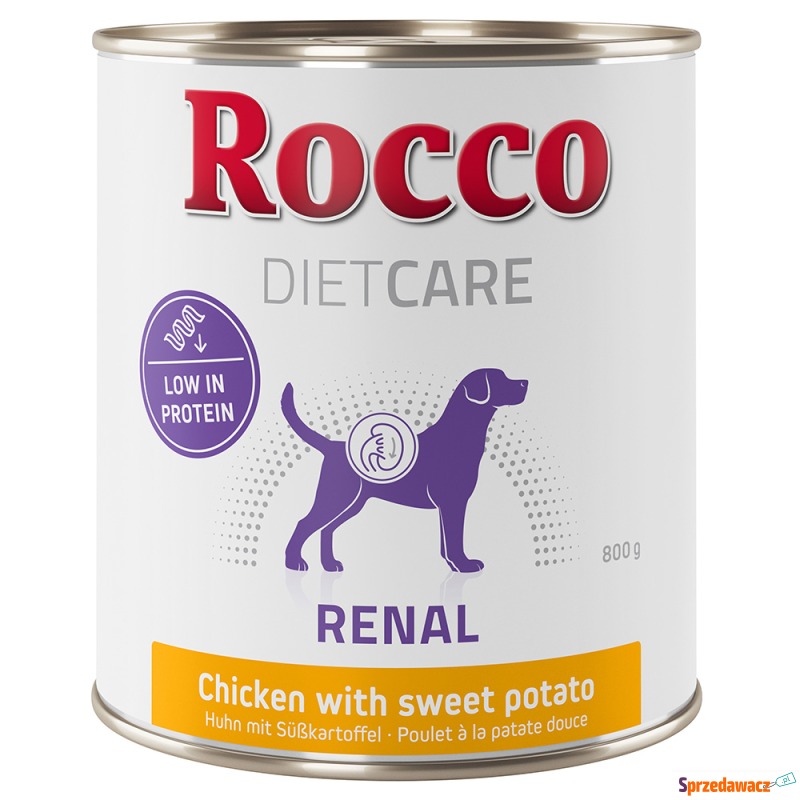 Rocco Diet Care Renal, kurczak z batatami - 12... - Karmy dla psów - Świdnica
