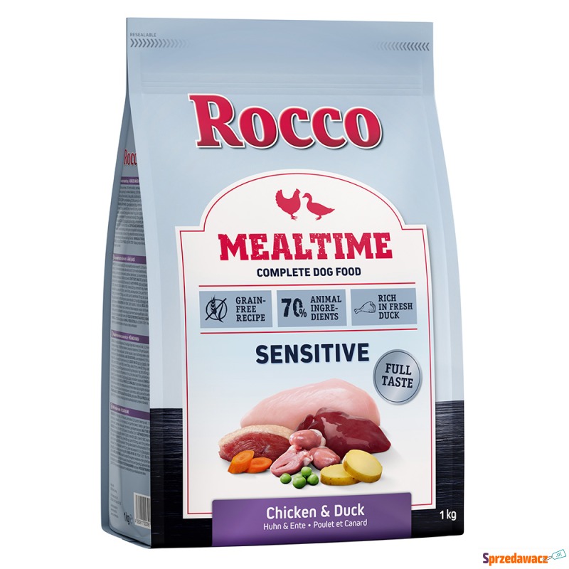 Rocco Mealtime Sensitive, kurczak i kaczka - 1... - Karmy dla psów - Płock