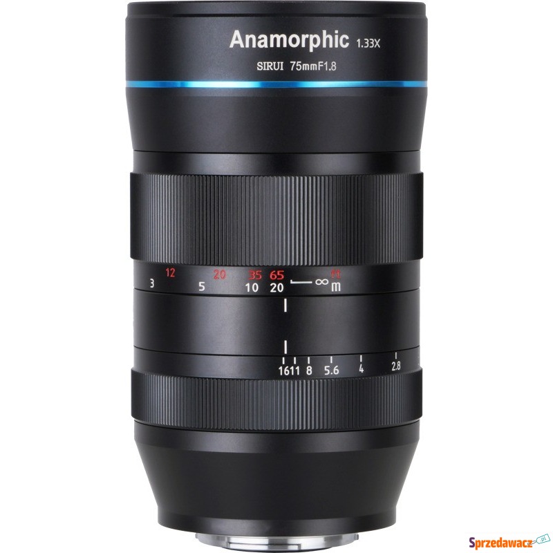 Stałoogniskowy Sirui anamorphic lens 1,33x 75mm... - Obiektywy, tuleje, p... - Zielona Góra