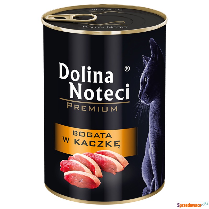 Dolina Noteci Premium, 24 x 400 g - Bogata w kaczkę - Karmy dla kotów - Nowy Dwór Mazowiecki