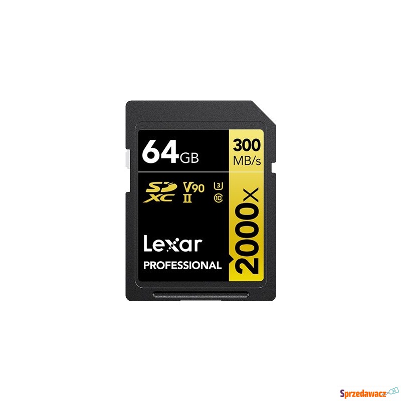 Lexar SDXC 64GB Professional 2000x UHS-II U3 (... - Karty pamięci, czytniki,... - Opole