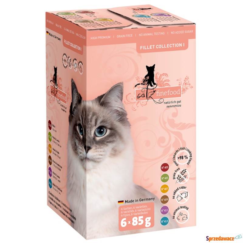 Pakiet próbny catz finefood filety, 6 x 85 g -... - Karmy dla kotów - Poznań