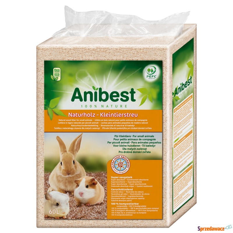 Anibest podłoże dla małych zwierząt - 2 x 60 l... - Akcesoria - Olsztyn