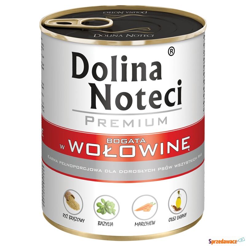 Dolina Noteci Premium, 24 x 800 g - Wołowina - Karmy dla psów - Warszawa
