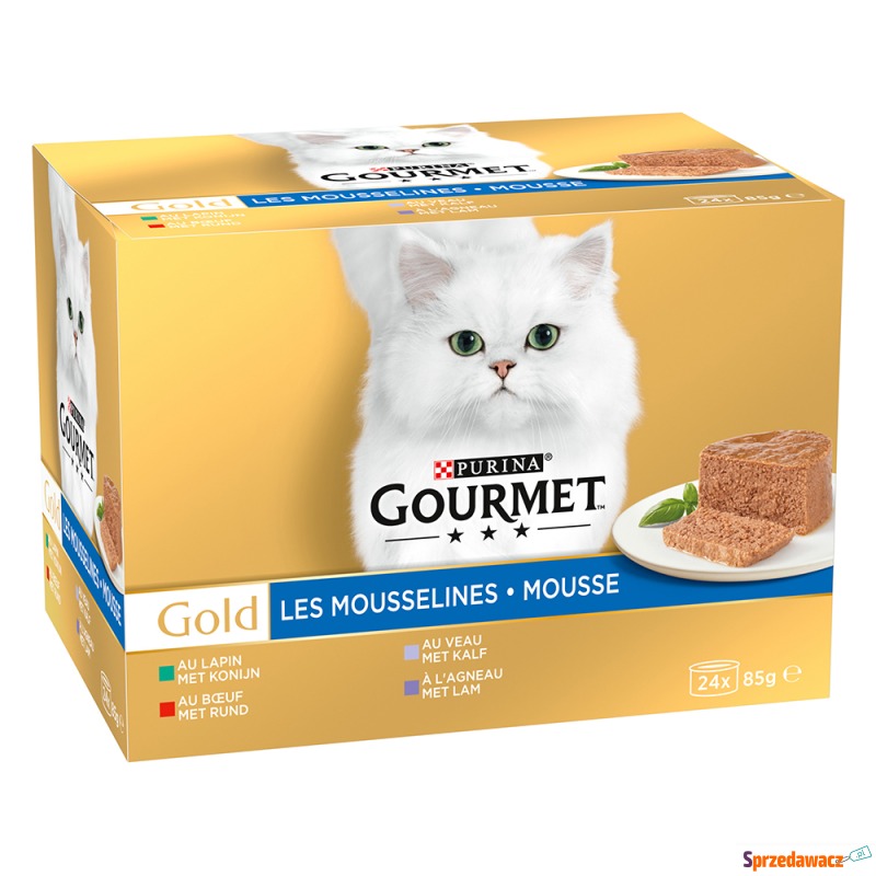 Korzystny pakiet Gourmet Gold Feine Pastete, 24... - Karmy dla kotów - Szczecinek