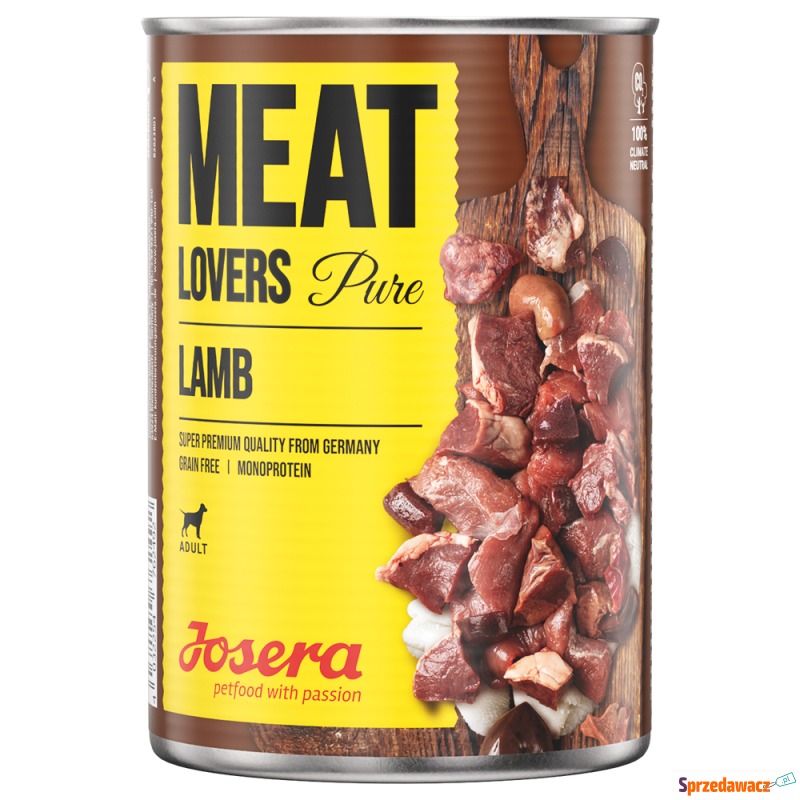 Megapakiet Josera Meatlovers Pure, 12 x 400 g... - Karmy dla psów - Stargard Szczeciński