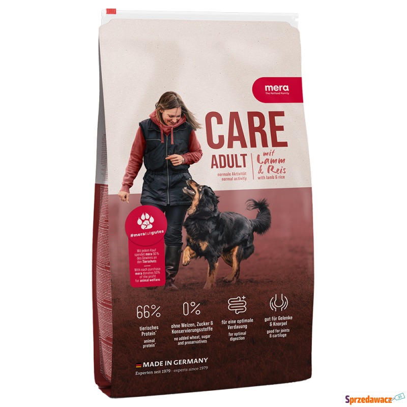 mera Care Adult, jagnięcina i ryż - 10 kg - Karmy dla psów - Częstochowa