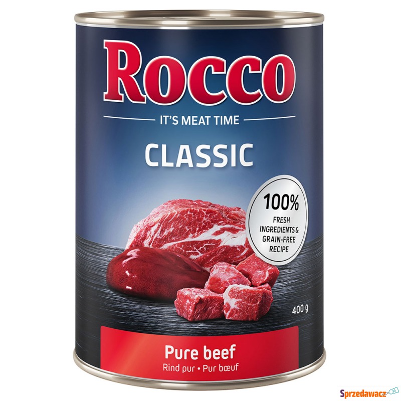 Megapakiet Rocco Classic, 24 x 400 g - Czysta... - Karmy dla psów - Przemyśl
