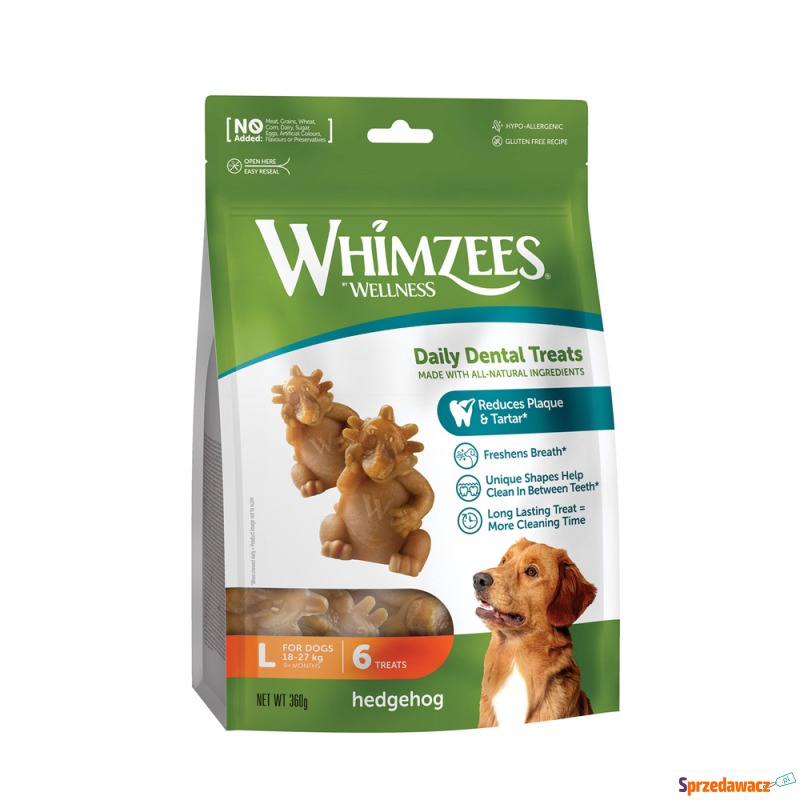 Whimzees by Wellness Hedgehog Snack - 2 x rozmiar... - Przysmaki dla psów - Szczytno
