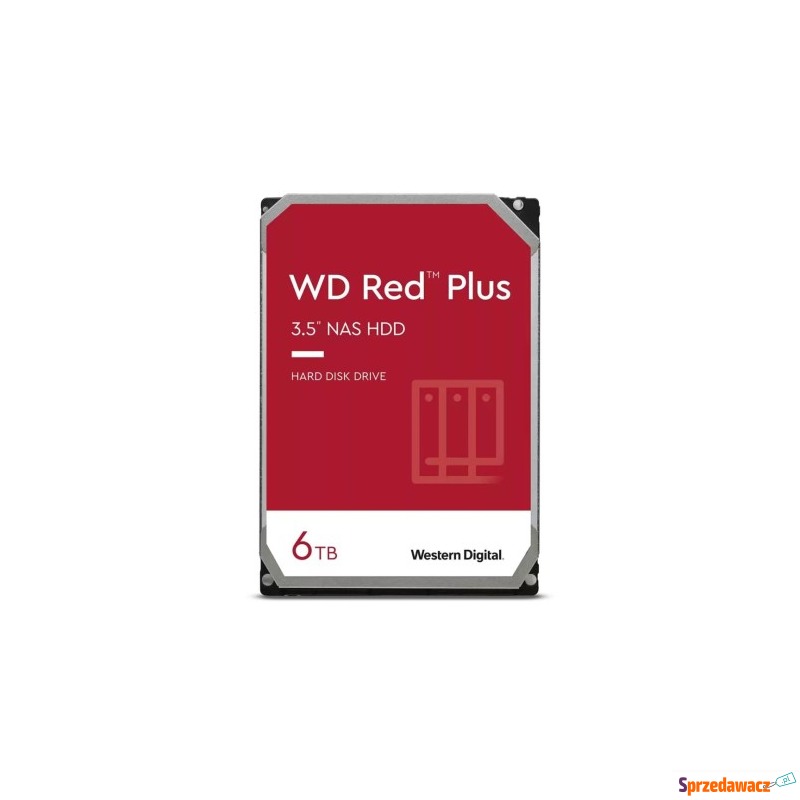 Dysk HDD WD Red Plus WD60EFPX (6 TB ; 3.5"; 256... - Dyski twarde - Dąbrowa Górnicza