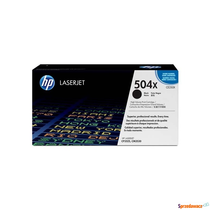 HP oryginalny toner CE250X, black, 10500s, HP... - Tusze, tonery - Elbląg