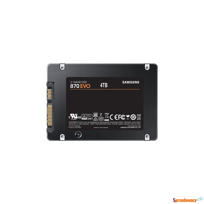 Dysk SSD Samsung 870 EVO MZ-77E4T0B/EU 4TB SATA - Dyski twarde - Poznań