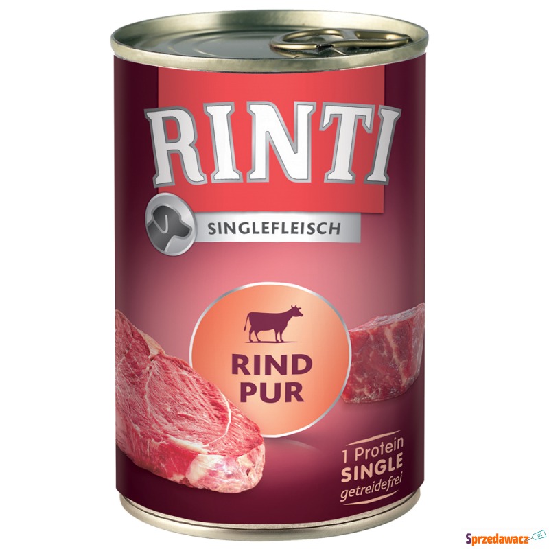 RINTI Singlefleisch, 1 x 400 g - Wołowina - Karmy dla psów - Włocławek